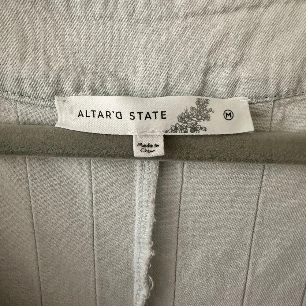 Altar'd State Light Denim Romper - Picture 4 of 6